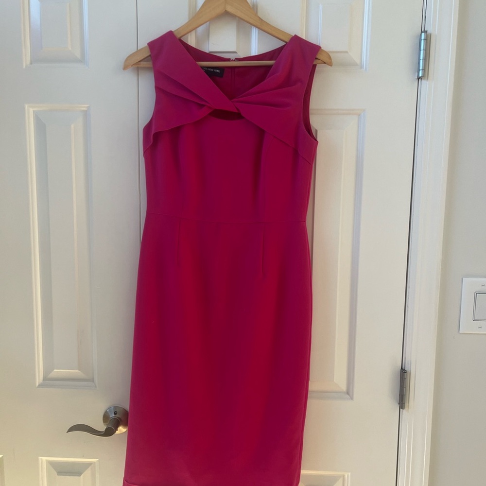Hot Pink Sleeveless Dress